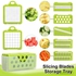 Overall Box (ALL In 1 ) Vegetable Slicer, Mandoline Slicer And Grater One Direction, For Potato And Onion, With Bowl