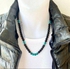 O Accessories Necklace For Men Of Onyx &lava Stones / Black ,silver