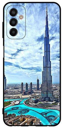 Protective Case Cover For Samsung Galaxy M13 Burj Khalifa Touch Clouds