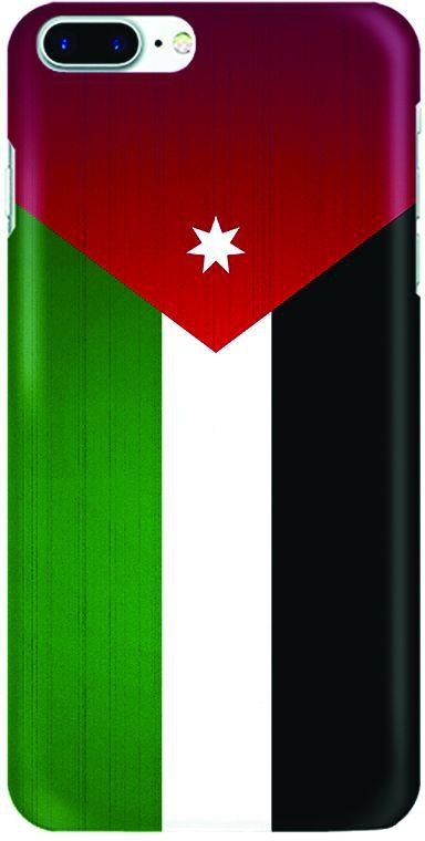 Stylizedd Apple iPhone 7 Plus Slim Snap case cover Matte Finish - Flag of Jordan