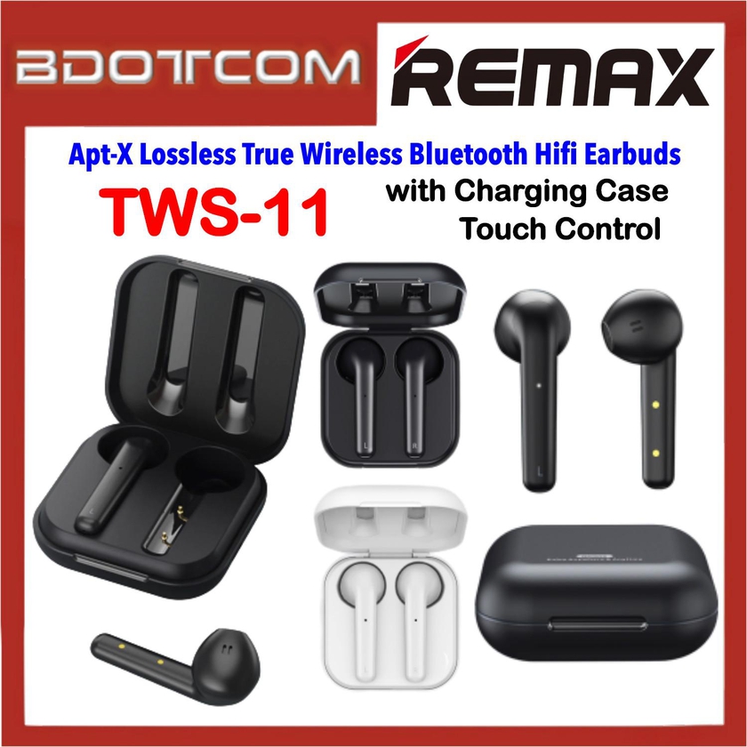 Remax  Wireless Bluetooth V5.0 Hifi Earbuds with Charging Case for Samsung (2 Colors)
