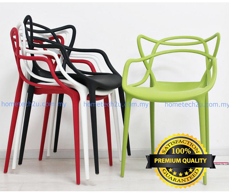 Hometech2u Creative PP Restaurant Cafe Dining Chair (4 Colors)