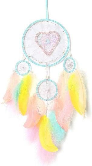 Handmade Lace Dream Catcher Feather Bead Hanging Decoration