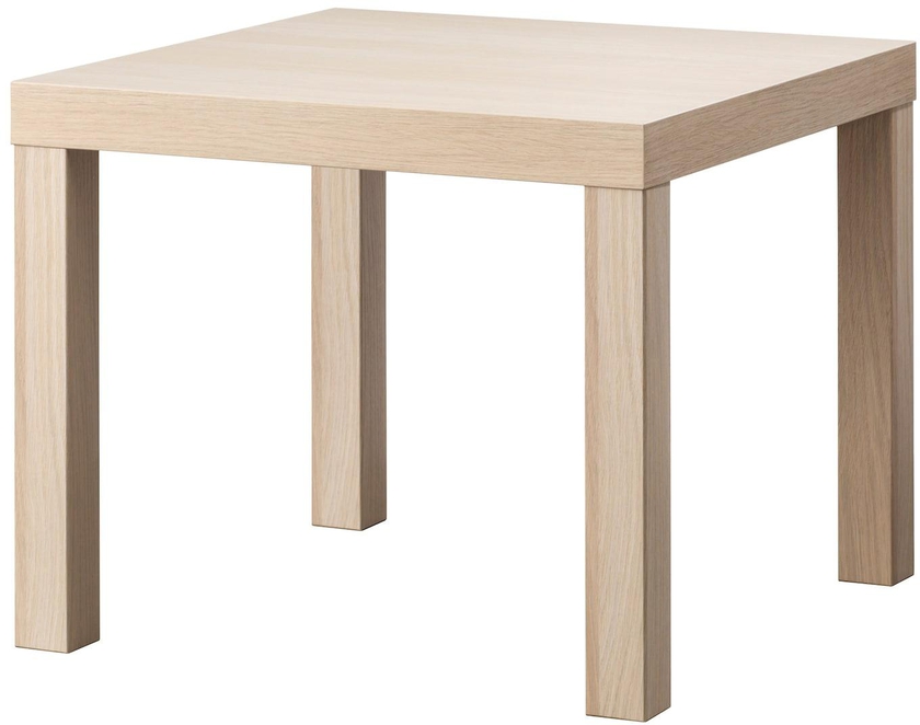 LACK Side table - white stained oak effect 55x55 cm