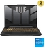 اسوس TUF Gaming F15 FX507ZC4-HN081W لاب توب - انتل® كور™i5-12500H - رامات 8 جيجا بايت - هارد ديسك 512 جيجا بايت SSD - جرافيك NVIDIA® GeForce® RTX™ 3050 4GB - شاشة 15.6 بوصة FHD - ويندوز11 - رمادي