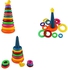 Baby Toys Stacking Rainbow Duck Tower Ring Toys For Kids Children