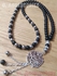 O Accessories Rosary Onyx Stones _hematite Stones _silver Metal _99 Stones