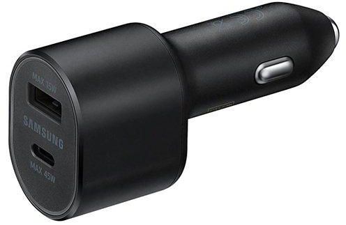 Samsung Super Fast Car charger 15W with USB-C, 45W, Black