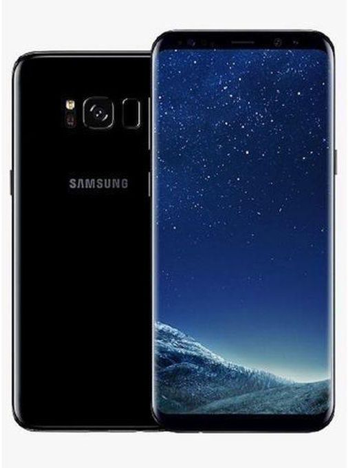 Samsung Galaxy S8 5.8-Inch QHD (4GB,64GB ROM) Android 7.0 Nougat, 12MP + 8MP Dual SIM LTE Smartphone - Midnight Black