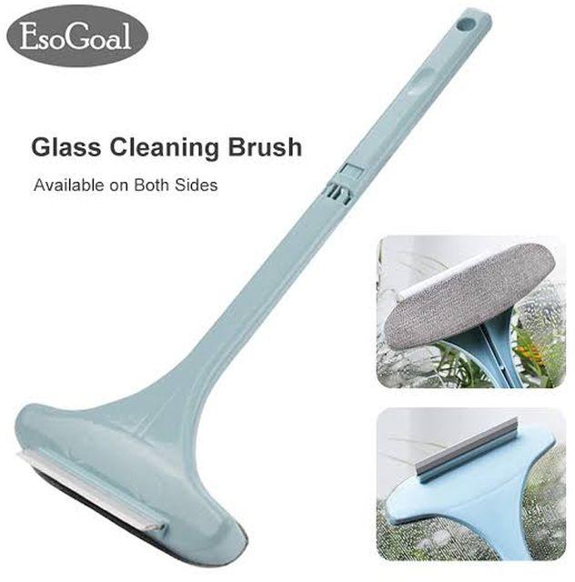 2 In 1 Glass Window Cleaner Brush Clean Scraper/Car Wiper