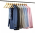 2,4,6,8 or 10 pcs Wooden Closet/Wardrobe Clothes hangers - Brown