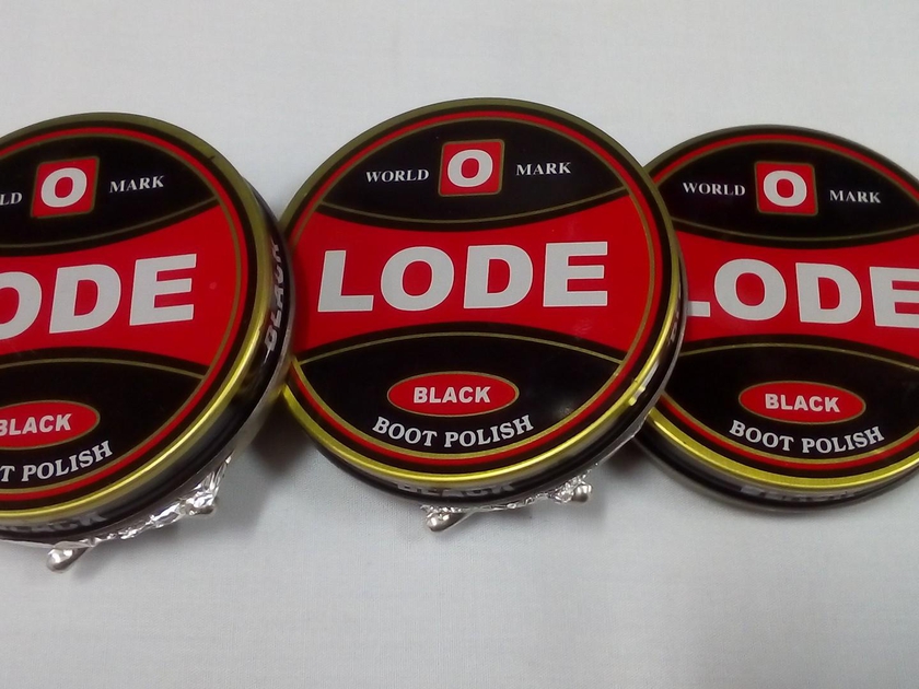 E8market 3 pieces LODE Black Boot Polish Cream 40gm (Black)