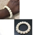 Traditional Coral Plastic Bead Bracelet
