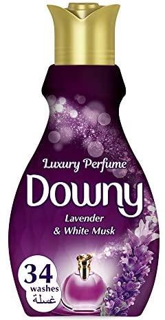Downy Concentrate Fabric Softener, Lavendar & White Musk Scent, Long Lasting Freshness, Fabric And Wrinkle Protector, Pack Of 1 X 1.38 Liters