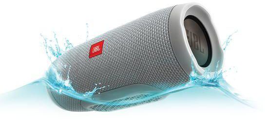 JBL Charge 3 Waterproof Portable Bluetooth Speaker Grey