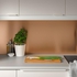 LYSEKIL لوح حائط, ثنائي الجانب. مظهر نحاس مصقول/ستينلس ستيل, ‎119.6x55 سم‏ - IKEA