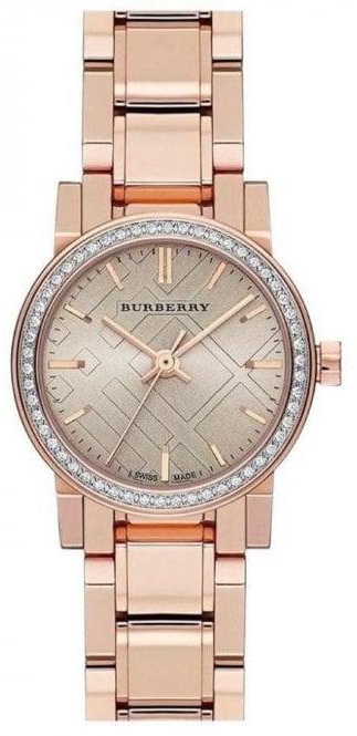 Burberry Women's The City Diamond Bezel Watch BU9225 (Rose Gold-tone)