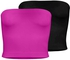 Silvy Set Of 2 Tube Tops For Women - Fuchsia / Black, X-Large