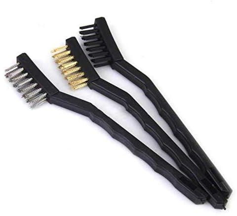 Mini Wire Brush set of 3_ with one years guarantee of satisfaction and quality