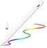 قلم رصاص أنيق رقمي من فاين بوينت أكتيف موديل 2021 أكتيف ستايلس متوافق مع أجهزة أندرويد/آيباد/آيباد برو/ميني/آي فون الأكثر سعة شاشات اللمس للأجهزة اللوحية (أبيض + طرف احتياطي)