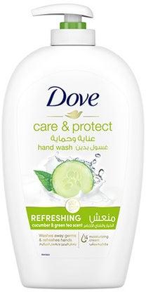 Care And Protect Hand Wash With Cucumber And Green Tea 500مل