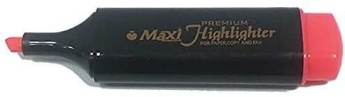Generic Maxi Highlighter Red Pack Of 10 Pieces