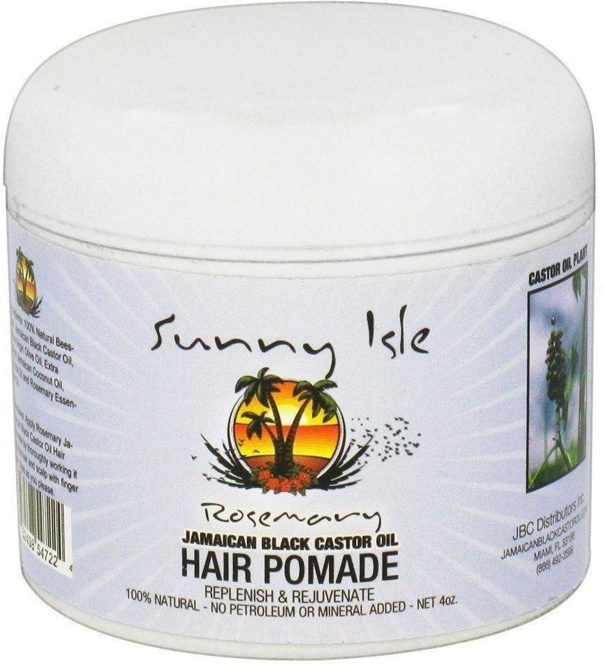 Sunny Isle Rosemary Jamaican Black Castor Oil Hair Pomade 4 Oz