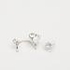 Crystal Studded Ear Cuff with Stud Earring