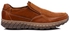 Activ Perforated Slip On Casual Shoes - Gingerbread Brown