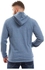 Plain/Basic Long Sleeve Sweatshirt For Men Torquise