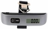 Digital Electronic Luggage Scale Silver/Black