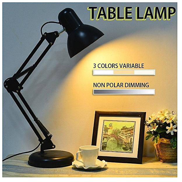 Generic Folding Usb Led Vintage Swing, Adjustable Table Lamp With Swing Arm