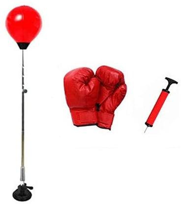 Adjustable Boxing Stand Boxing Trainer Punching Stand With Pump And Gloves 150cm