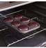 6-Cup Shallow Muffin Cake Baking Pan Black