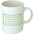 Good Thoughts Ceramic Mug - White/Green