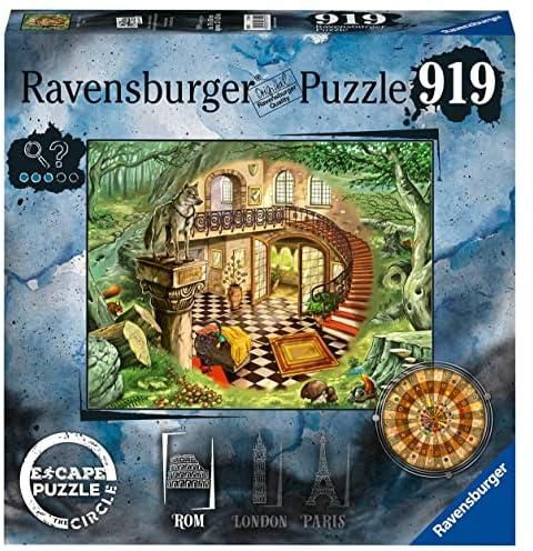 Ravensburger - Escape The Circle - Puzzle with puzzles for adults and children from 14 years old - 919 pieces - Rome - Decipher The Circle - Expert - 17310