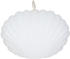 Get Small Shell-Shaped Aromatic Candle, 5×6 cm - White with best offers | Raneen.com