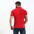 Cottonil Outwear Basic Classic Collar Red Polo Shirt