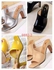 Classy Ladies Heeled Slippers- Yellow
