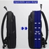 Pa Naji Slim Fit - Imported Canvas Washable Bag - Blue Slim Bag for laptop 15.6 inch -slim shape on back-Blue