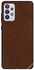 Leather Pattern Protective Case Cover For Samsung Galaxy A32 5G Brown