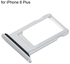 Replacement SIM Card Holder Slot-Silver For IPhone 8 Plus