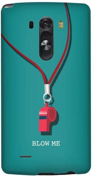 Stylizedd LG G3 Premium Slim Snap case cover Matte Finish - Blow Me