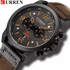 Curren 8314 Top Luxury Brand Men Genuine Leather Quartz Watch