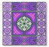 Decorative Painting With Frame Purple/White/Black 30x30centimeter