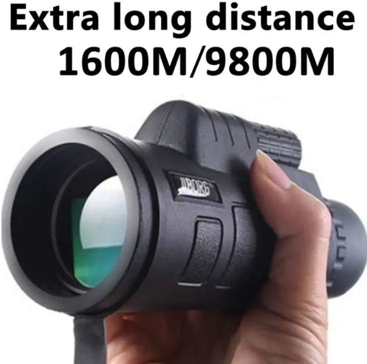 Extra Long Distance 1600M/9800M Monocular Low Light Night Vision High - Angle Telescope Monocular