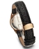 SAN MARCO S5549L Diamond Case Fritillaria Dial Analog Quartz Women's Fashion Watch Leather Strap