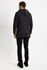 Only & Sons Mens Hoodie With Cut Line Details Black