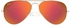 Ray-Ban Unisex Aviator Style Sunglasses - Matt Gold Frame (RB3025-112-69) Made In Italy
