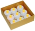 Set of 9 Tea Light LED Candle With Box